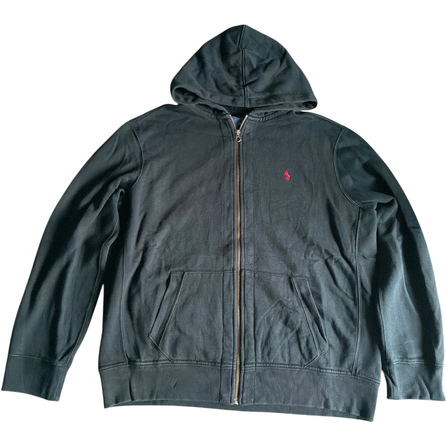 Hoodie Ralph Lauren Zippé Noir (XXL)