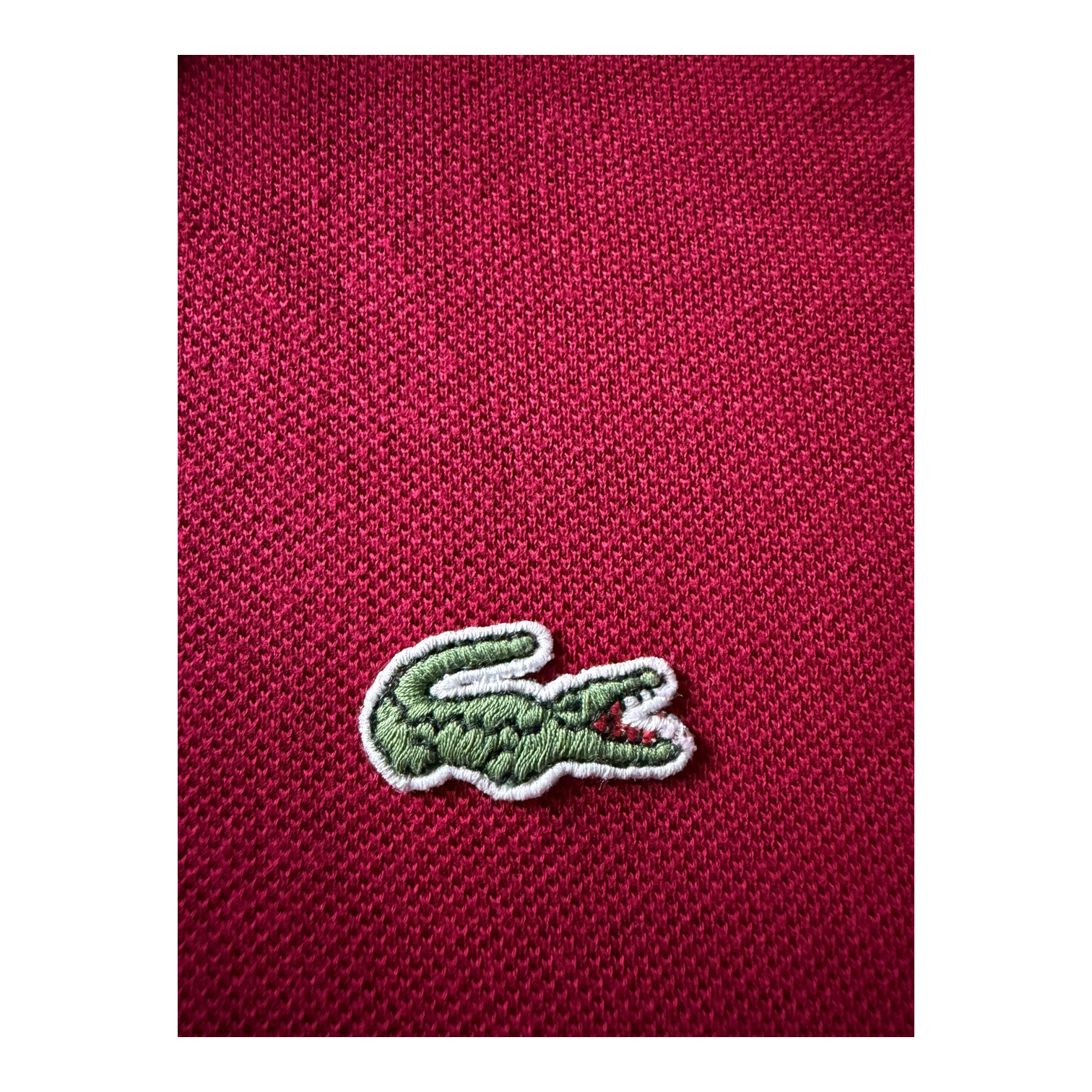Polo Lacoste Rouge (XL)