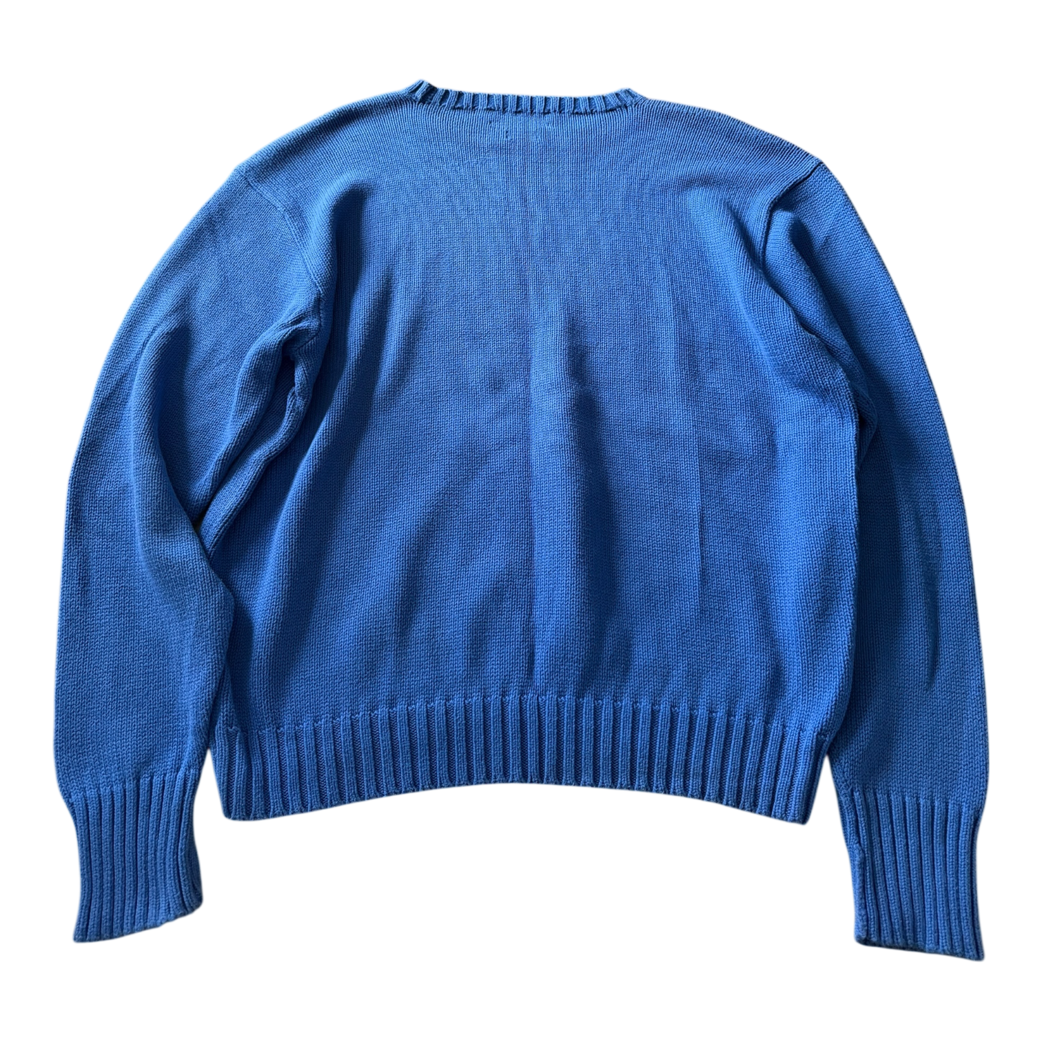 Pull Ralph Lauren Bleu Logo Vert (XL)