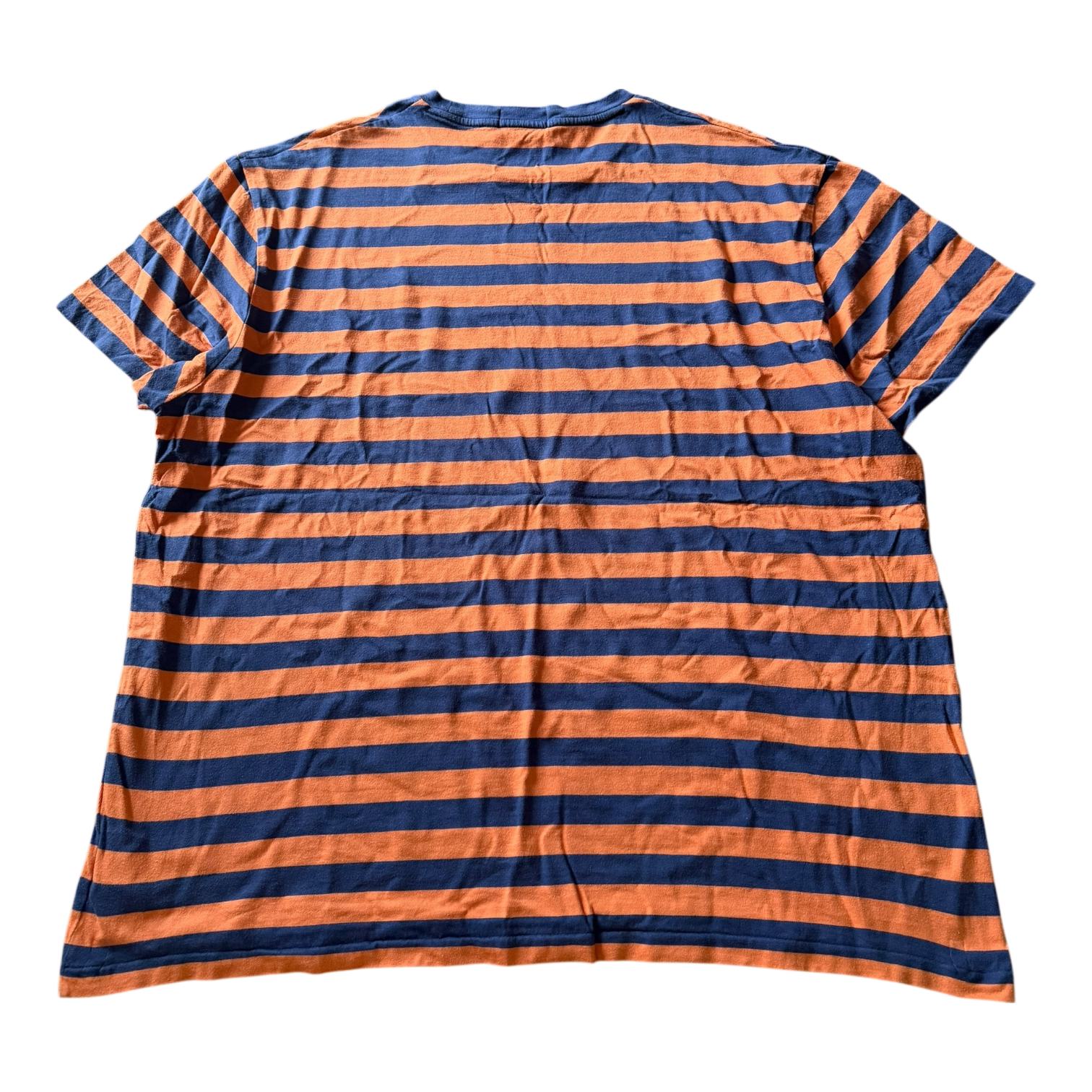 T-Shirt Ralph Lauren Rayé Orange/Bleu (XL)