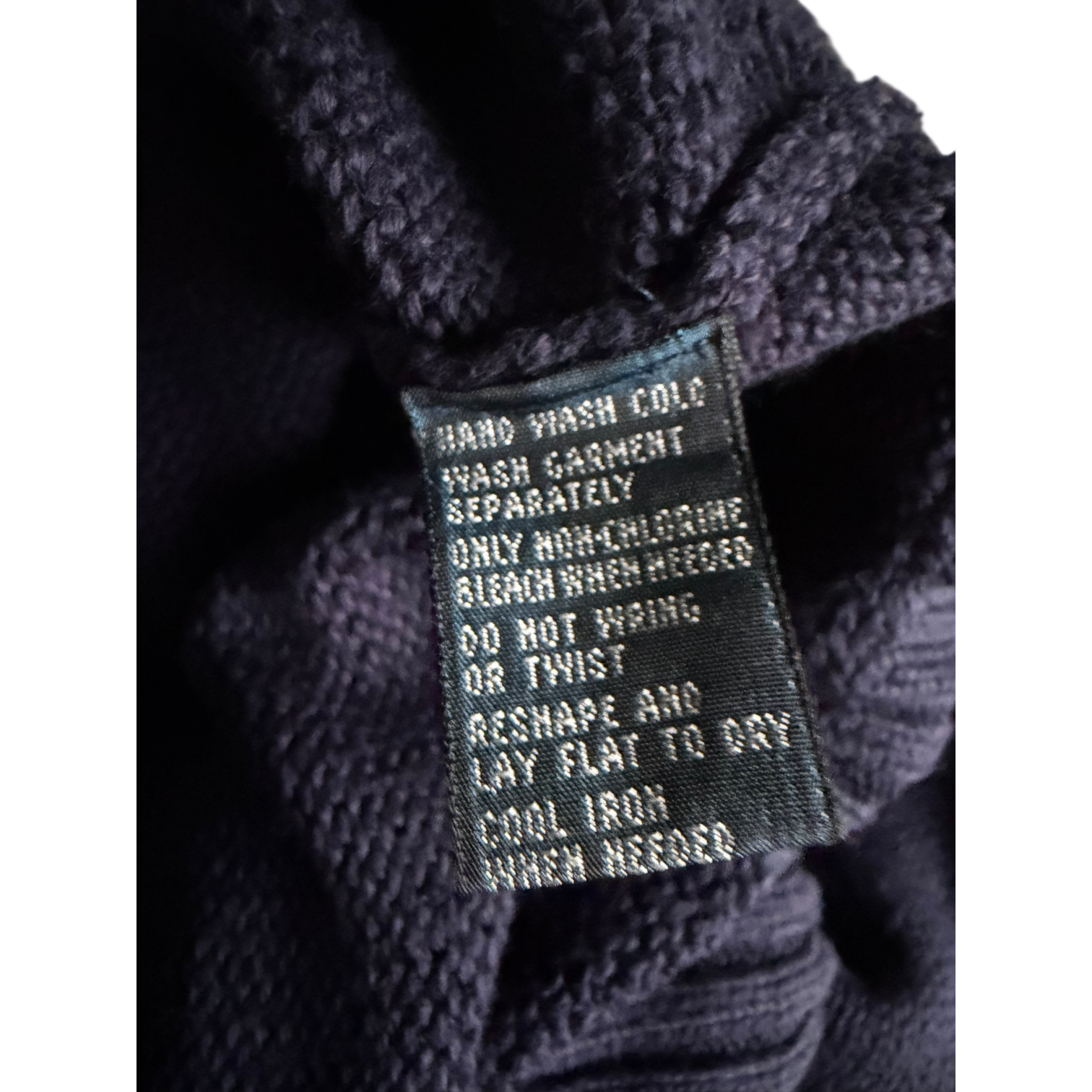 Pull Ralph Lauren Col Rond Bleu Marine (M)