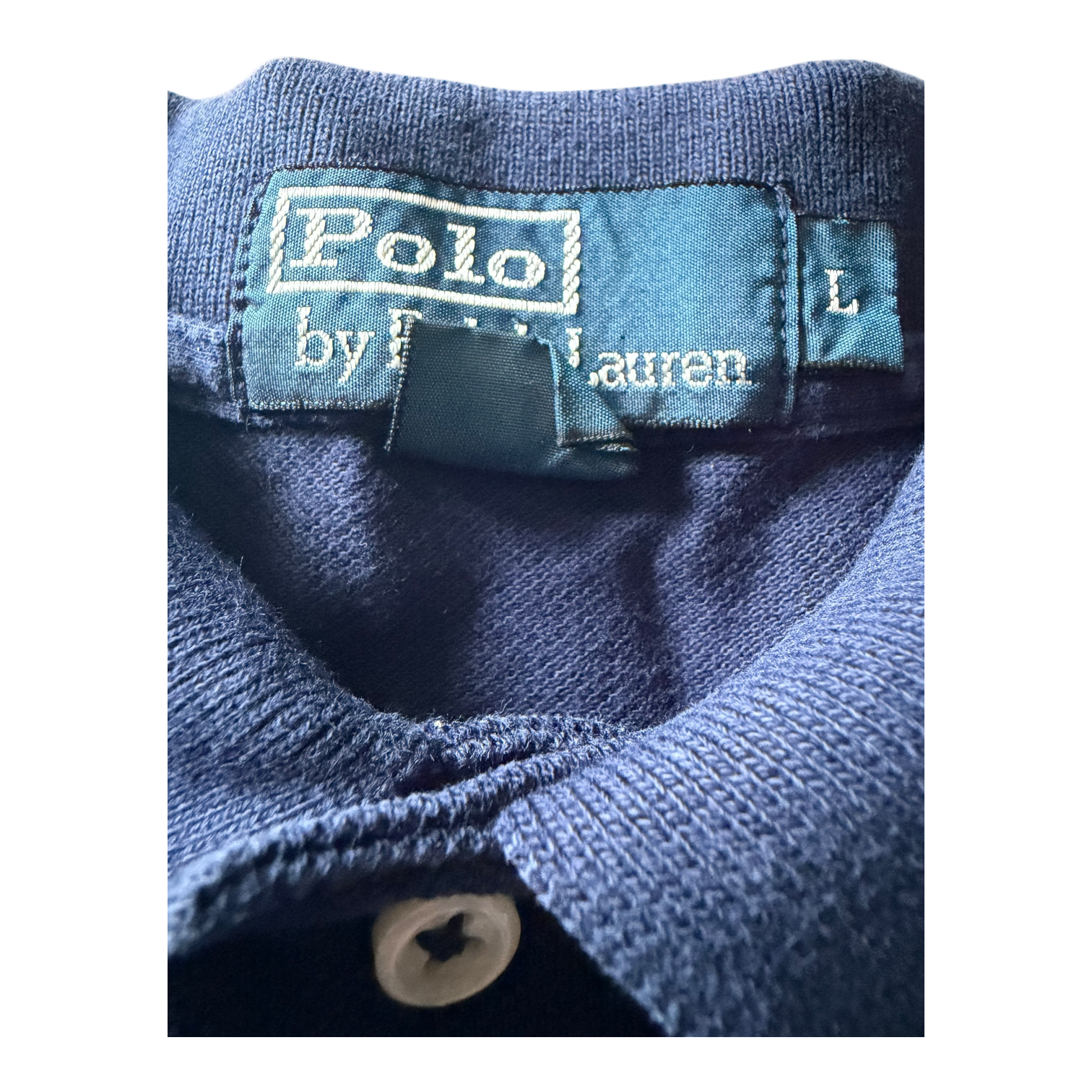 Polo Ralph Lauren Rayé Bleu/Blanc/Jaune (L)