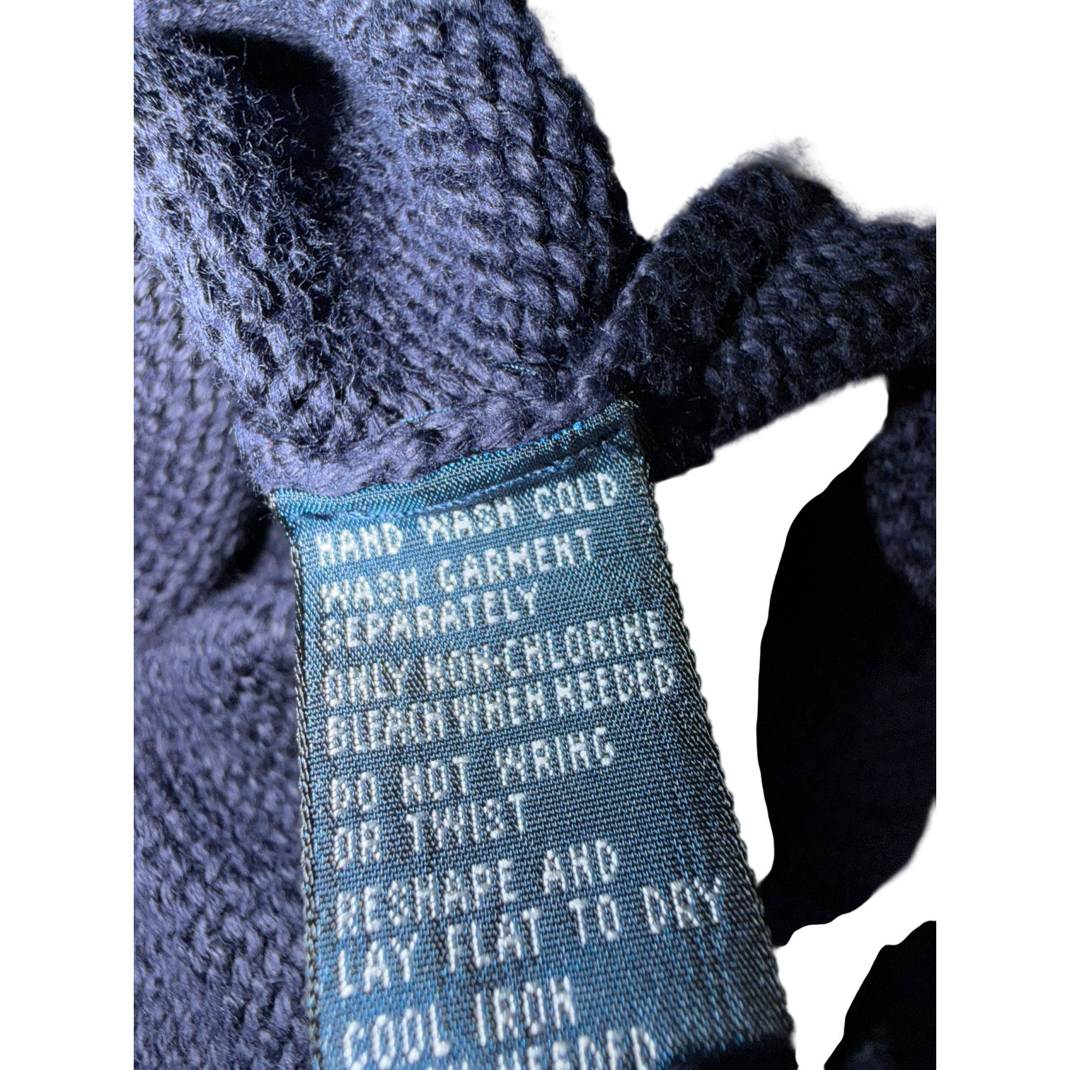 Pull Ralph Lauren Col Rond Bleu Marine (M)