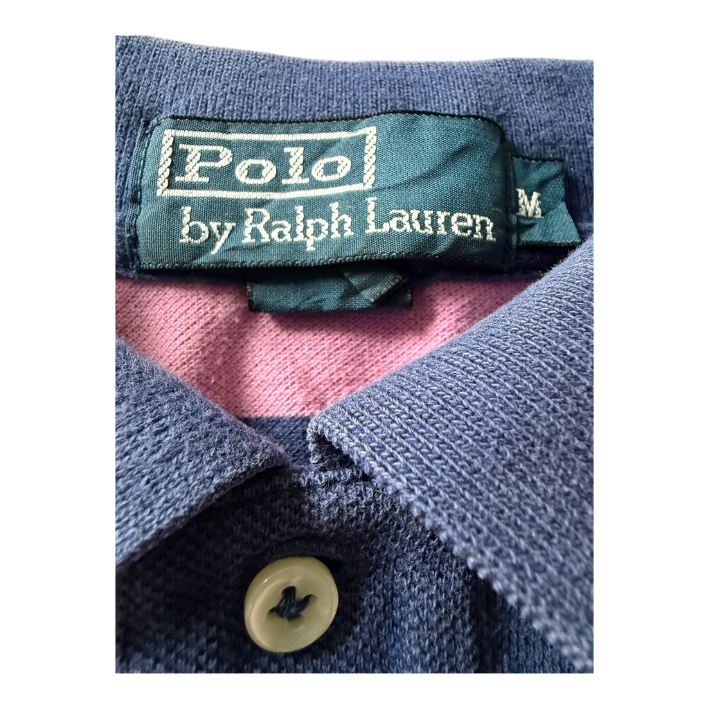 Polo Ralph Lauren Rayé Bleu/Rose (M)